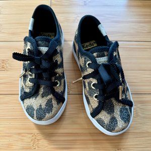 BRAND NEW Kate Spade Keds - Glitter Leopard Print